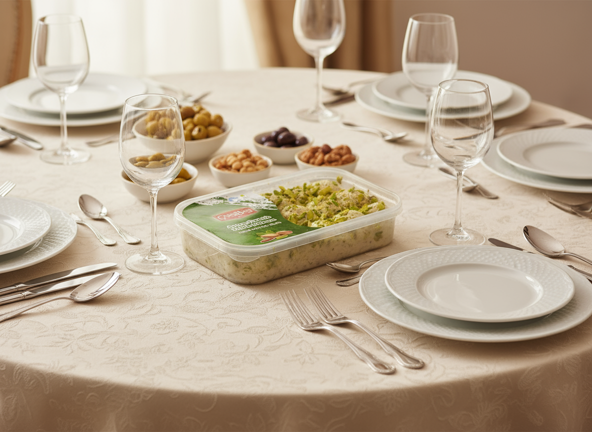 Halva (Helva) au Tahini de Pistache Antep Premium - Bloc de 400g