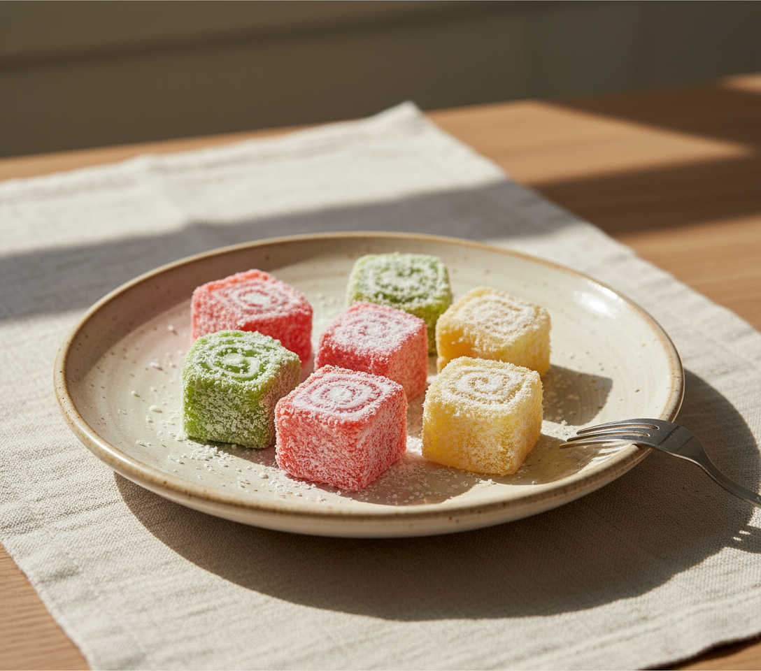 Carsibasi Délice roulé assorti aux saveurs de fruits premium - Boîte cadeau 300g