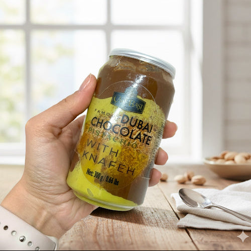 Carsibasi Viral Dubai Chocolate Spread (Pistachio & Knafeh) - 300g Jar - TryAladdin