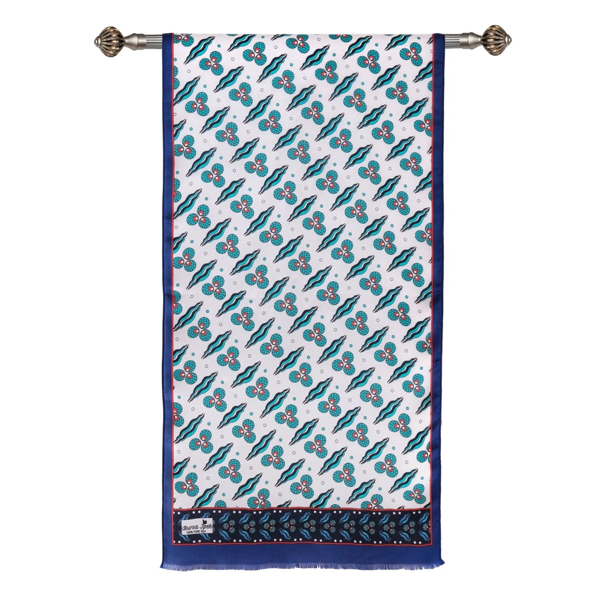 Cintemani Breathable Silk Scarf in Blue Color - TryAladdin