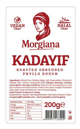 Roasted Kataifi/Kadayif - Bulk Shredded Phyllo Dough 20lb