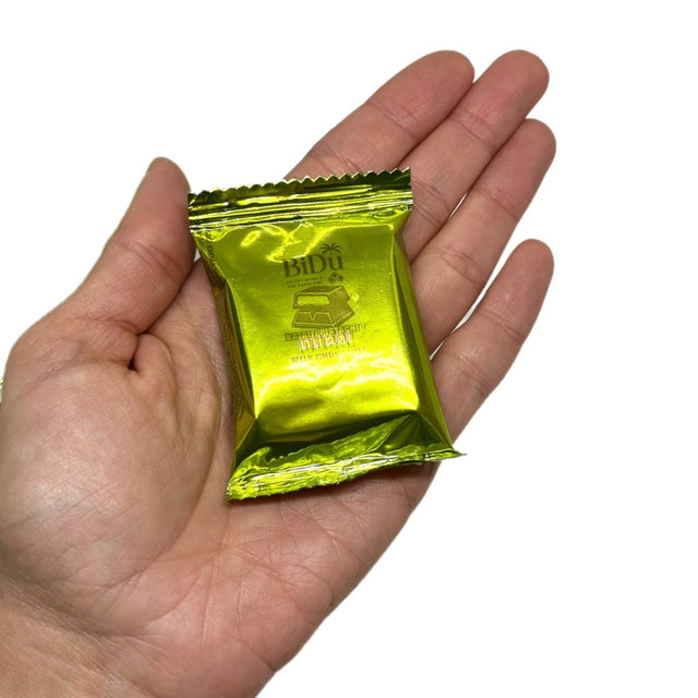 BiDu Premium Dubai - Style Milk Chocolate with Pistachio & Shredded Wheat - 17g - TryAladdin