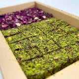 Carsibasi Premium Assorted Turkish Delight (Double Pistachio & Rose Petal) - 300g Box - TryAladdin