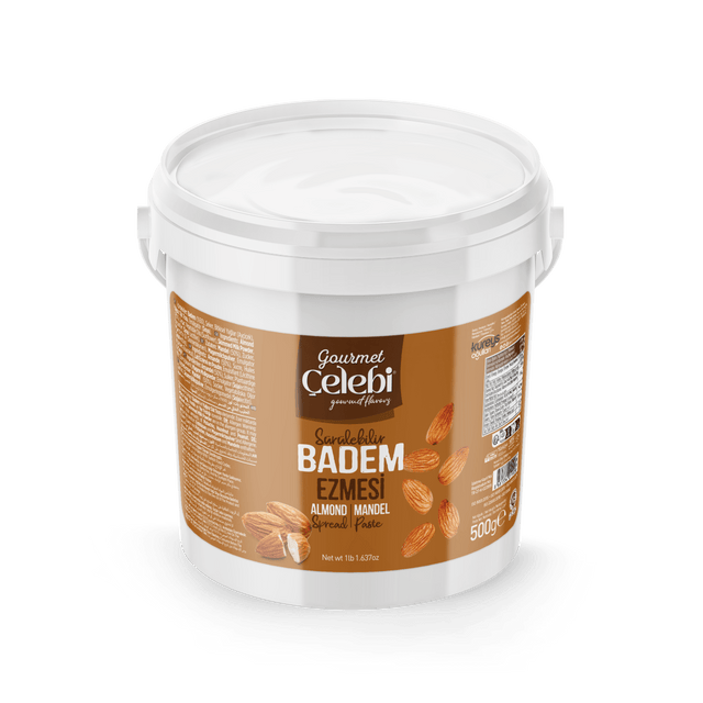 Celebiogullari Professional Spreadable Almond Butter (50%) - 500g, 1kg & 5kg Buckets - TryAladdin