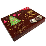 Ema Chocolate Milk and White Chocolate Truffles with Strawberry Filled - Merry Christmas Box - 250g - TryAladdin