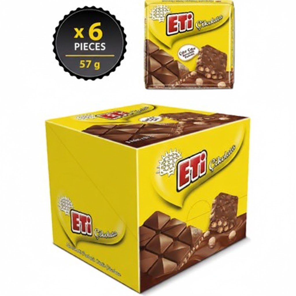 Eti Caramel Exploded Square Chocolate - 57g - TryAladdin