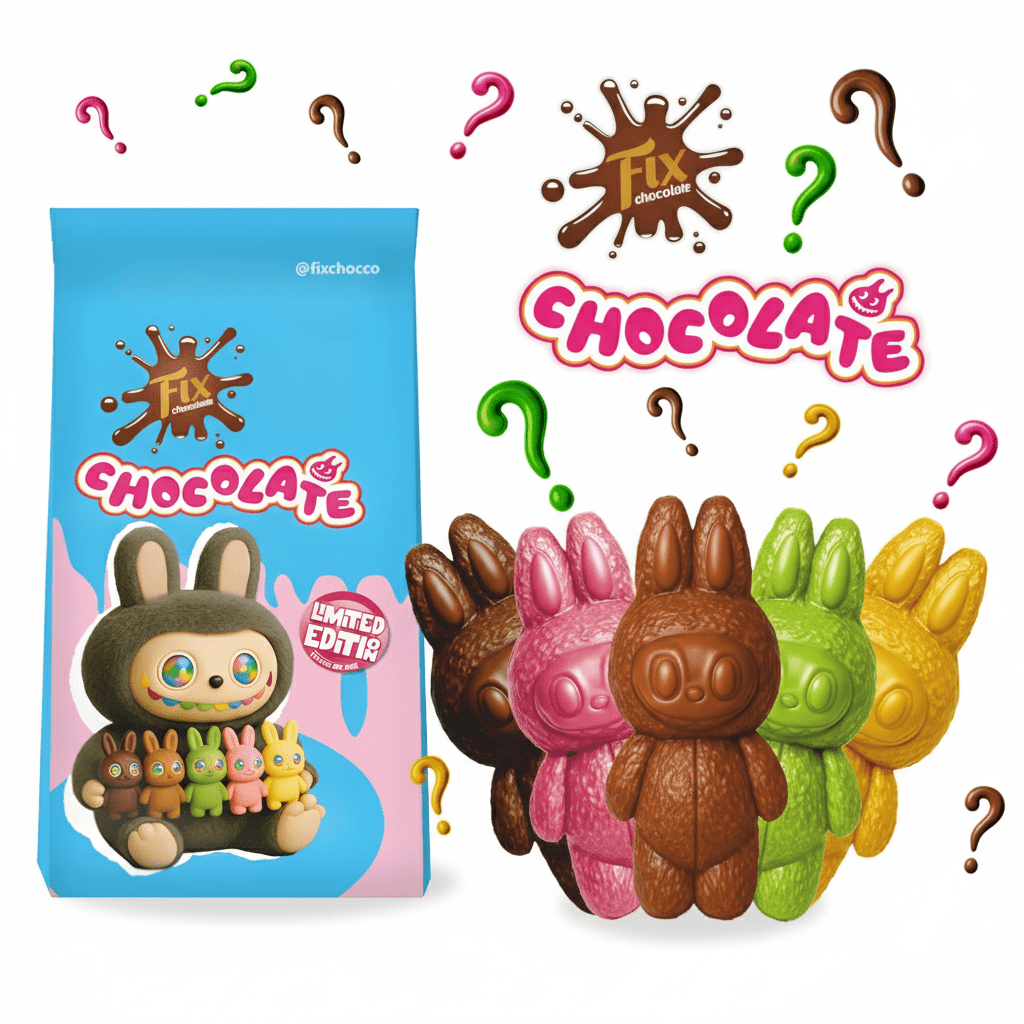 Fix Chocolate Limited Edition Collectible Mystery Bunny - Assorted (60g - 80g) - TryAladdin