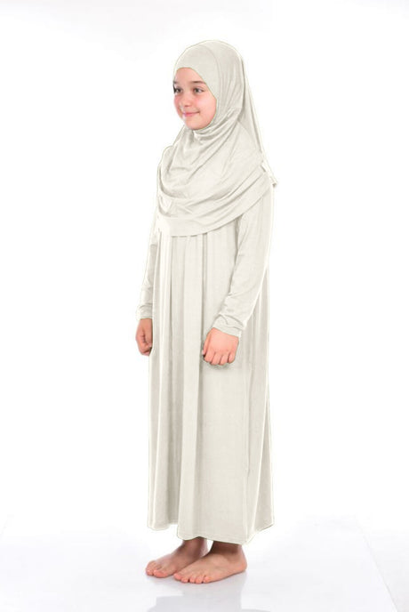 Abito da preghiera pratico per bambini 8-12 anni beige