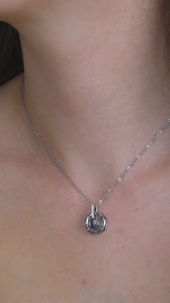 Taki | Ti amo in 100 lingue - Collana in acciaio inossidabile da donna