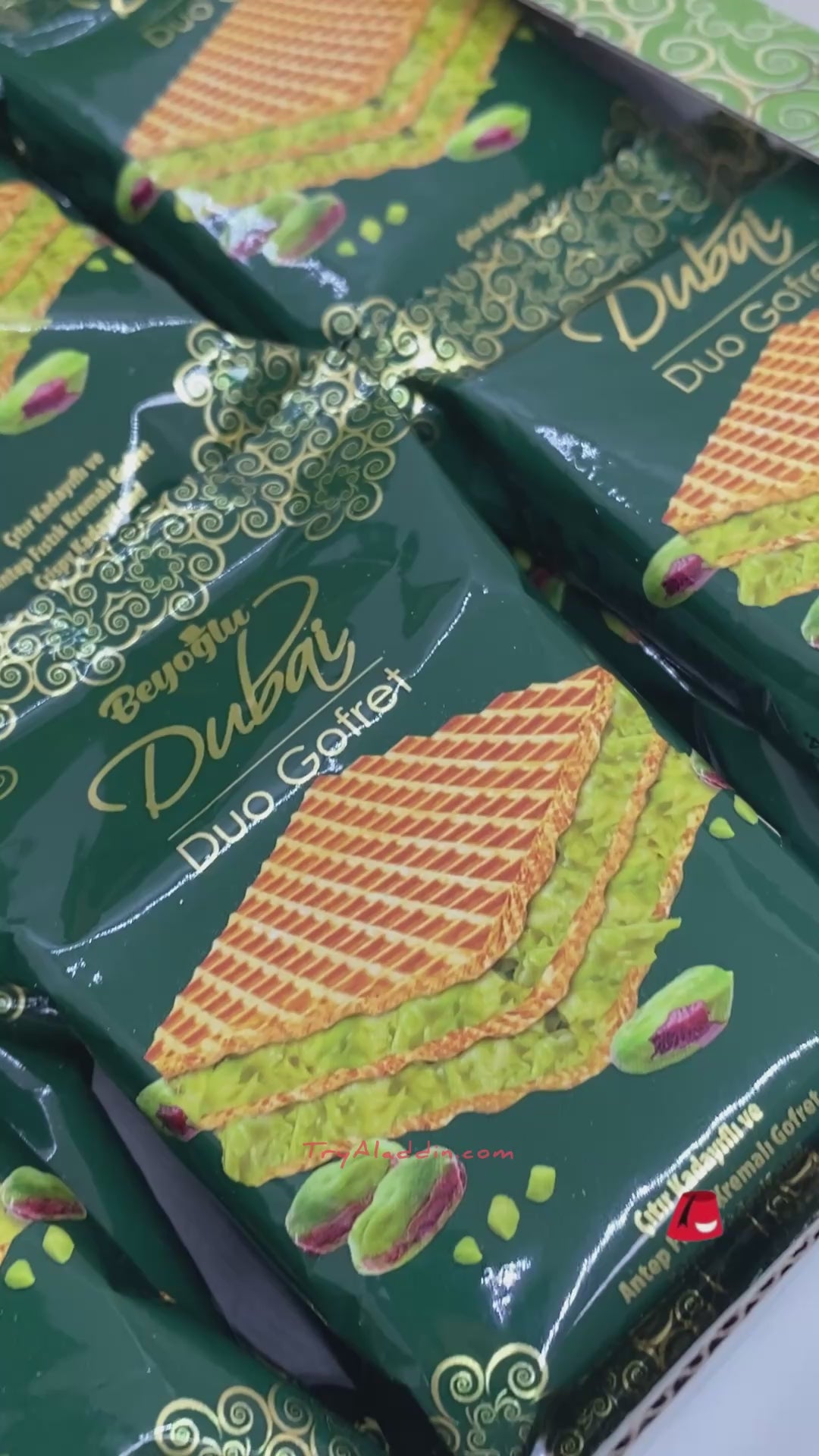 Beyoglu | Dubai Duo Wafer (Ripieno di crema di pistacchio e kadayif) - 36g