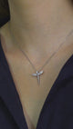 Taki | Collana con modello di angelo fatato in zirconia placcata argento