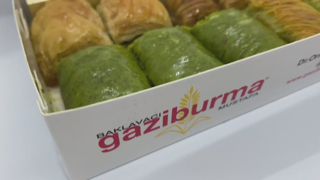 Gaziburma Mustafa | Baklava assortito premium al pistacchio