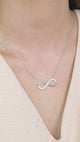 Taki | Collana Infinity Cuore d'Argento Collana Amore Eterno Regalo di San Valentino