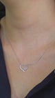 Taki | Collana Donna Argento Fiocco di Neve Cuore Regalo di San Valentino