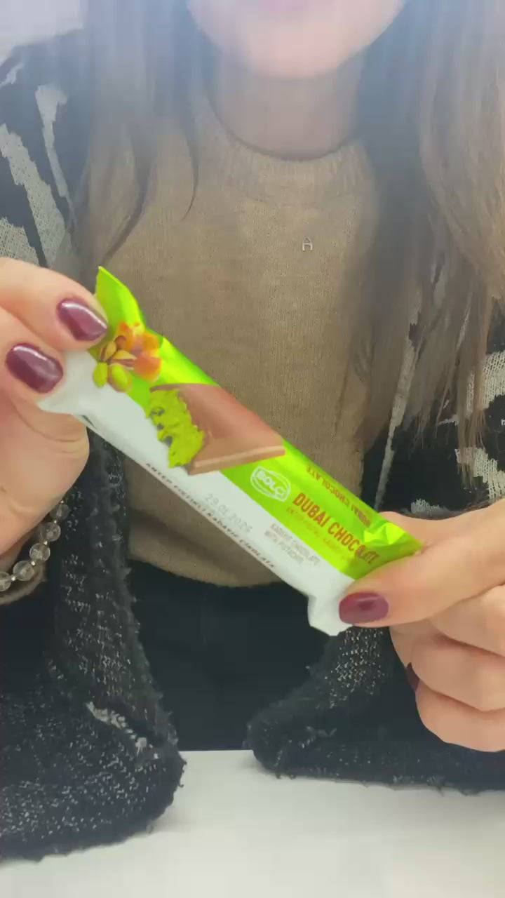 Tavoletta di cioccolato Dubai con pistacchio Antep e kadayif - 30g