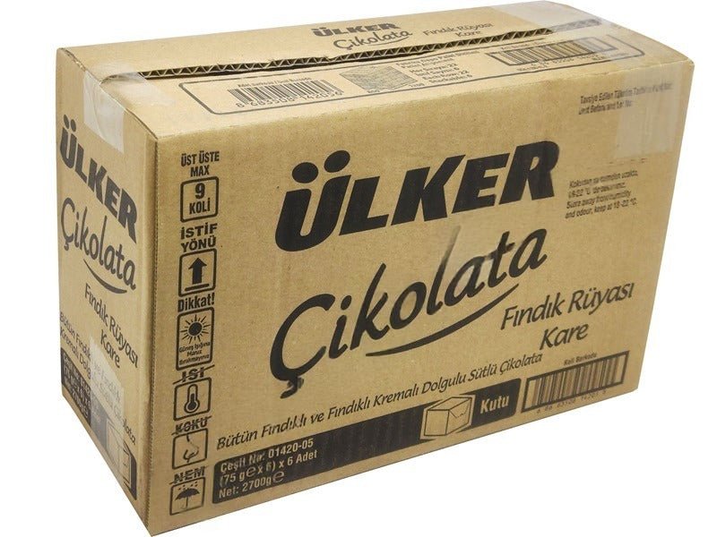 Ulker | Milk Chocolate Bar with Whole Hazelnuts 75g - TryAladdin